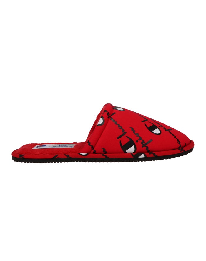 Champion Mens Slippers NZ - Sleepover Red ( 9862-VQARY )